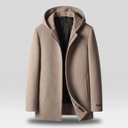 Highland Wool Hooded Coat