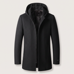 Highland Wool Hooded Coat