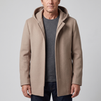 Highland Wool Hooded Coat