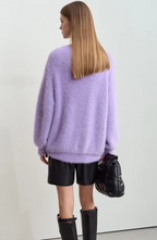 Fuzzy Regular Fit Pullover Jumper