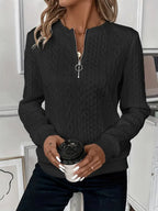 ROSIE - ZIP NECK JUMPER