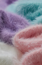 Fuzzy Regular Fit Pullover Jumper