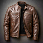 Classic Vintage Style Jacket with Structured Fit for Men