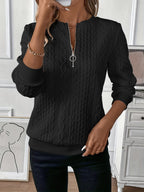 ROSIE - ZIP NECK JUMPER