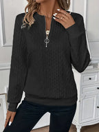 ROSIE - ZIP NECK JUMPER