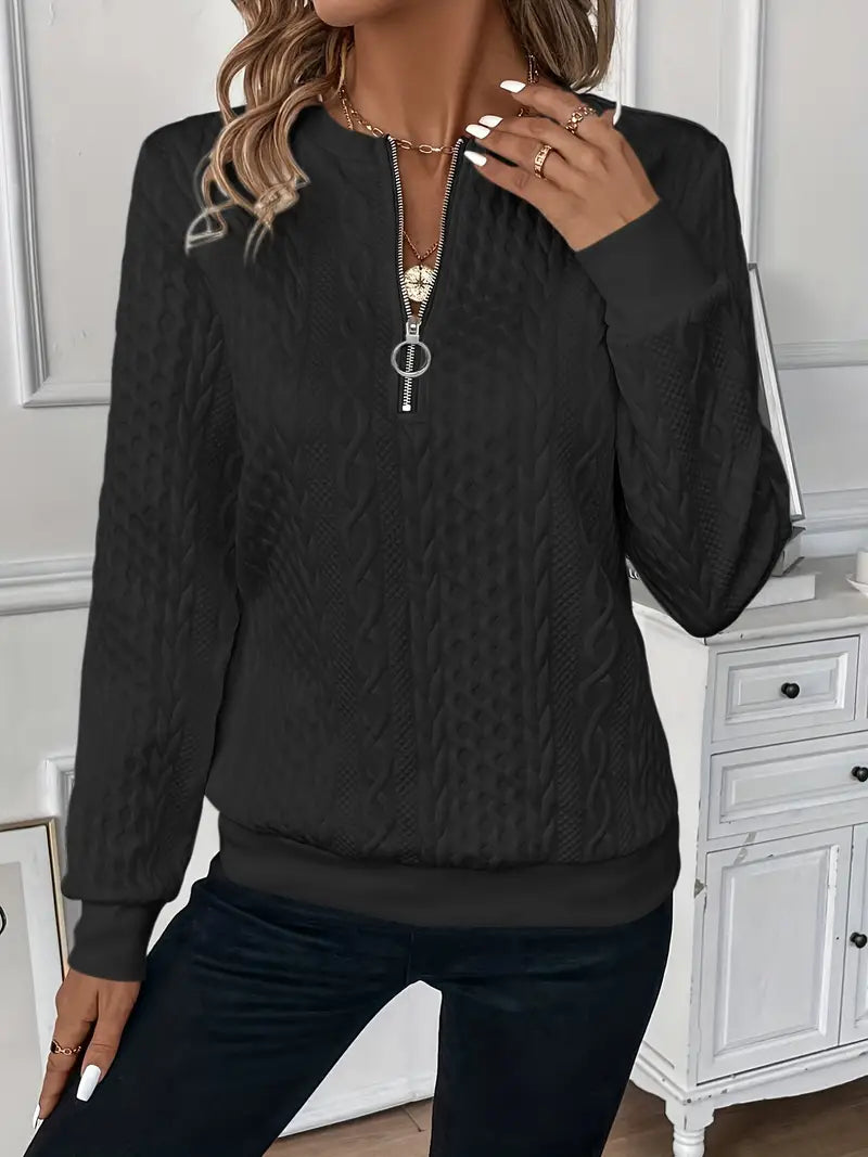 ROSIE - ZIP NECK JUMPER