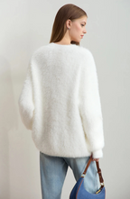 Fuzzy Regular Fit Pullover Jumper