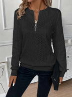 ROSIE - ZIP NECK JUMPER