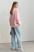 Fuzzy Regular Fit Pullover Jumper