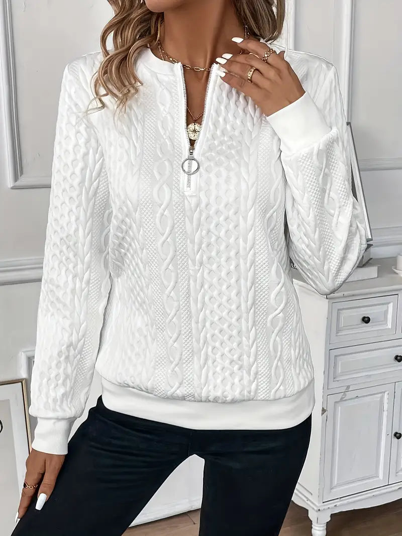 ROSIE - ZIP NECK JUMPER