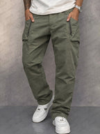ASHFORD COTTON CARGO TROUSERS