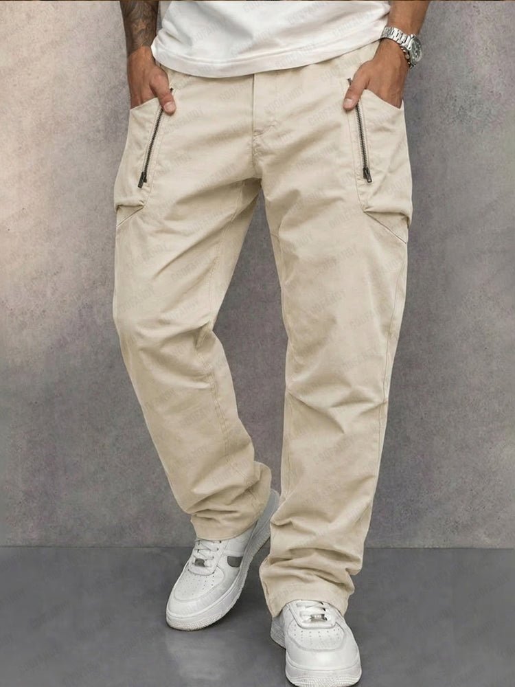 ASHFORD COTTON CARGO TROUSERS