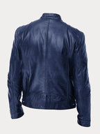 Casual Leather Jacket for Men with Insulated Lining