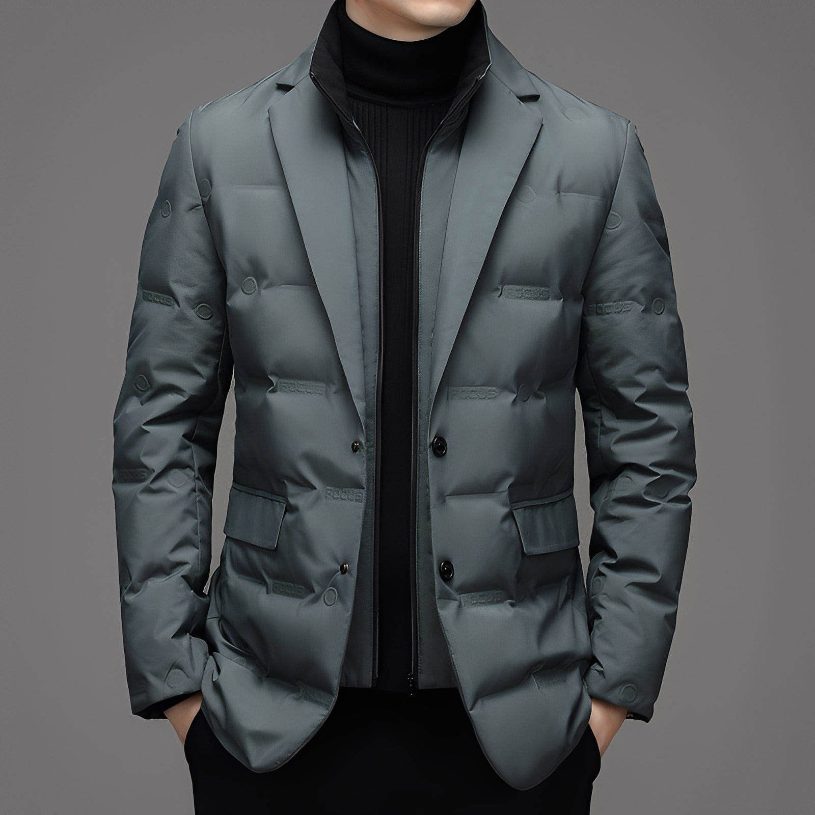 Casual elegant down jacket for men