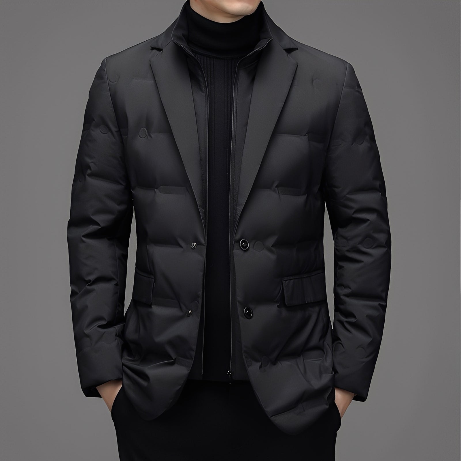 Casual elegant down jacket for men