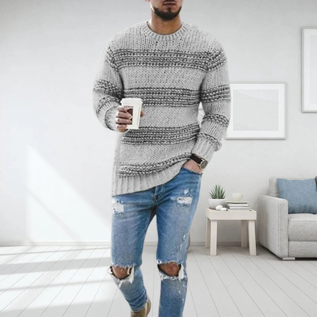 Chunky Knit Scandinavian Sweater for Men