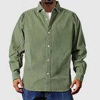 Classic Corduroy Shirt for Men, Regular Fit, Long Sleeve 2