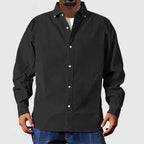 Classic Corduroy Shirt for Men, Regular Fit, Long Sleeve 4