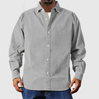 Classic Corduroy Shirt for Men, Regular Fit, Long Sleeve 7