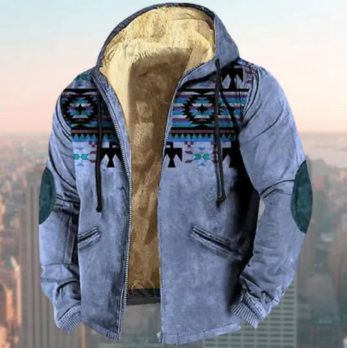 Classic men's jacket with tailored fit