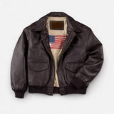 Leather Brown Flag