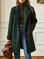 Evelyn Checked Tailored Coat – Product image 01