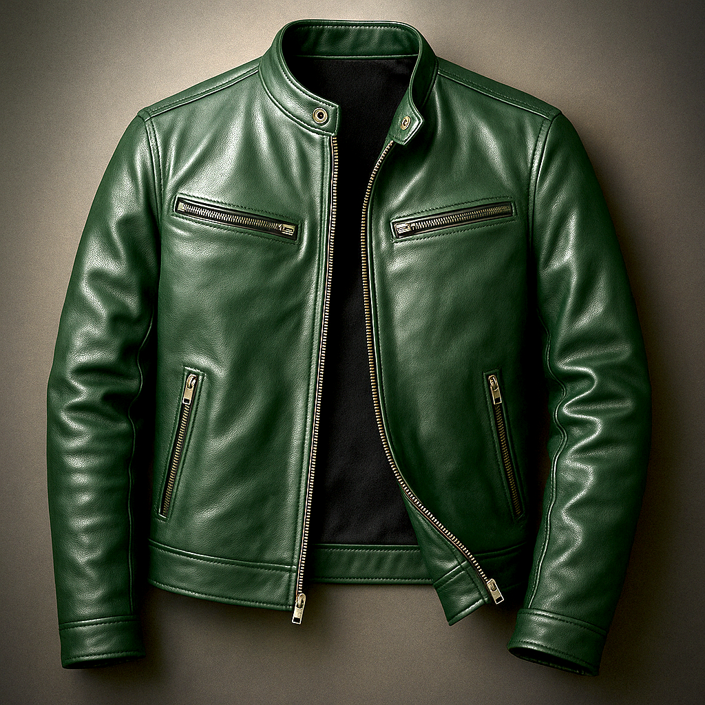 Marlow Vintage Leather-Look Jacket – Product image 03