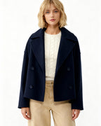 Double-Breasted Short Jacket for Women