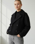 Double-Breasted Short Jacket for Women