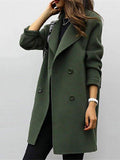 Double-Breasted Trench Coat for Women 0