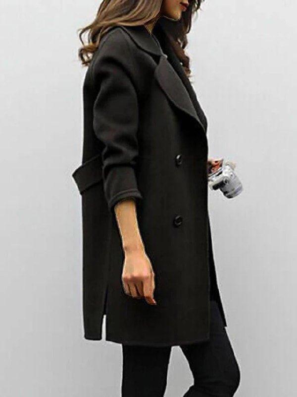 Double-Breasted Trench Coat for Women 3