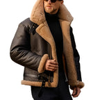 Durable Thick Leather Jacket for Men