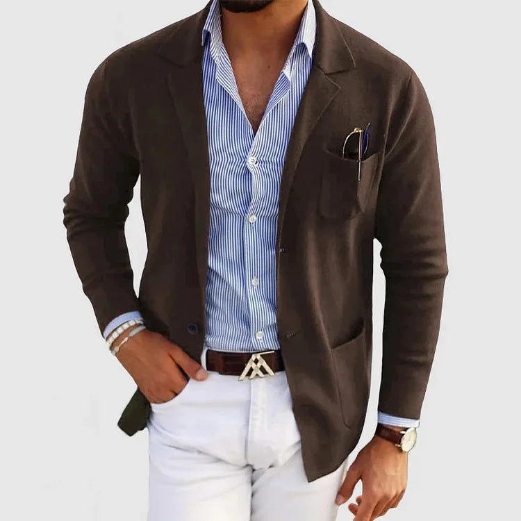 Elegant Cardigan Jacket for Men