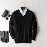 black - V-neck