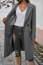 Elegant Tailored Long Winter Coat for Women 1