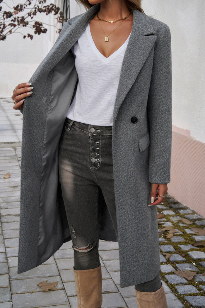 Elegant Tailored Long Winter Coat for Women 1