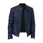 Elegant leather jacket for men