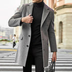 Elegant men's winter jacket with classic design