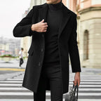 Elegant men's winter jacket with classic design