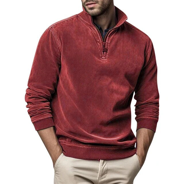 Fleece Pullover for Men with Regular Fit