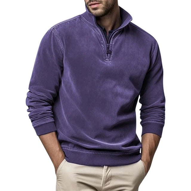 Fleece Pullover for Men with Regular Fit