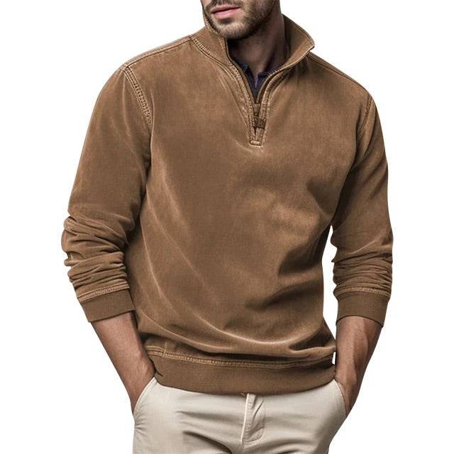 Fleece Pullover for Men with Regular Fit