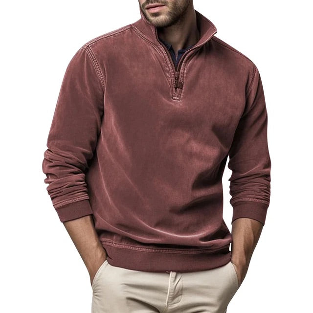 Fleece Pullover for Men with Regular Fit