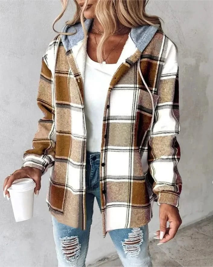 Braemar Plaid Hooded Coat – Product image 09