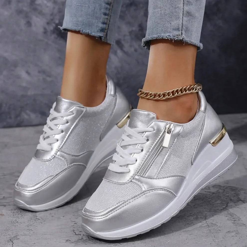 Rivelle Zip-Accent Sneakers – Product image 02