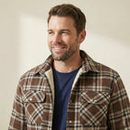 Men's Fleece Lined Lumberjack Jacket for Winter