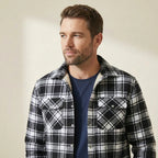 Men's Fleece Lined Lumberjack Jacket for Winter