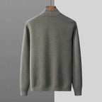 Minimalist Open Front Collarless Men's Cardigan