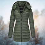Heating Puffer Jacket for Women, Regular Fit Winter Outerwear