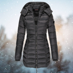 Heating Puffer Jacket for Women, Regular Fit Winter Outerwear